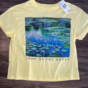 Mighty Fine, Show Me The Monet Cropped T shirt